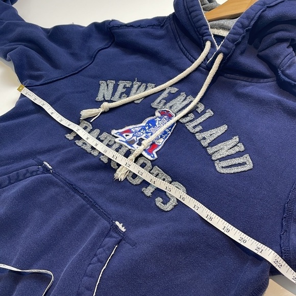 New England Patriots Reebok Sweatshirt Navy Blue Size Medium - Picture 8 of 10
